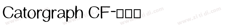Catorgraph CF字体转换